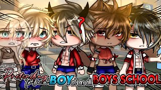 👩 Girl pretending to be a Boy in an All Boys School 👦🏫 Gacha Clubs Mini Movie GCMM [upl. by Kirby]