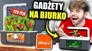 Najlepsze GADĹťETY NA BIURKO z Allegro smart doniczka [upl. by Rehteh]