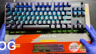 STEELSERIES  APEX 9 TKL  BEST GAMING KEYBOARD  UNBOXING [upl. by Mulvihill]