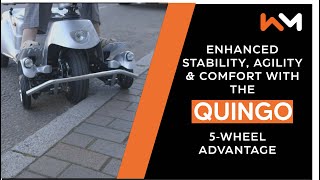 Discover the 5wheel stability advantage of Quingo Mobility Scooters [upl. by Iknarf]