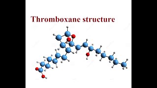 Thromboxane Structure and functions  2024 [upl. by Dub]