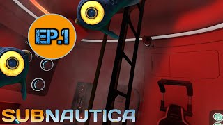 Subnautica Lets Play Ep1 Water Landing [upl. by Eanahs]