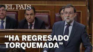 Rajoy quotHa regresado Torquemadaquot [upl. by Elitnahc961]