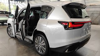 First Look  2023 Lexus LX600 35L V6  Twin Turbo  White Color [upl. by Jotham]