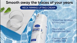 MOOYAM Neck Cream 50ml Removal of Neck Lines Lifting and Firming Polypeptide Retinol Collagen [upl. by Maitilde]