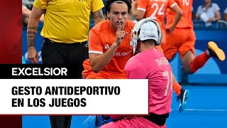 Gesto antideportivo en los Juegos [upl. by Nillad560]