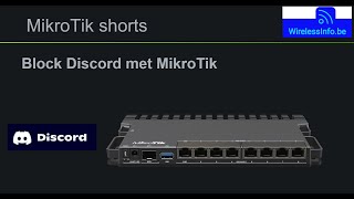 Block Discord met MikroTik [upl. by Enyr]