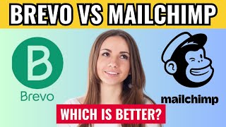 Brevo vs Mailchimp  Which is better email marketing software [upl. by Narhem667]