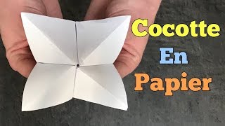 TUTO RÉALISER UNE COCOTTE EN PAPIER  UN JEU ORIGAMI  SIMPLE amp RAPIDE [upl. by Sul]