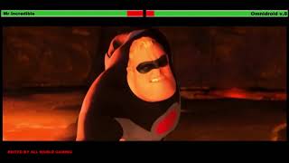 Mr Incredible vs Omnidroid v8 with healthbars Edited By allworldgaming5117 [upl. by Panaggio]