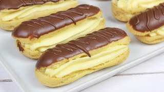 Eclairs mit Vanillecreme und Schokolade [upl. by Cadel867]