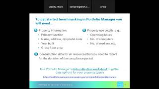 Part 1  A Beginner’s Guide to Using Portfolio Manager for Benchmarking Law Compliance [upl. by Johnathan]