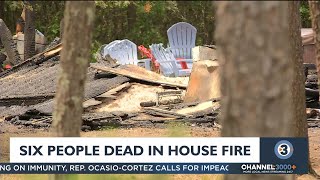 Six dead in Juneau County house fire [upl. by Dryfoos]