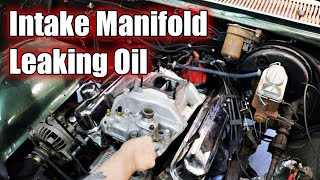 Intake Manifold Leaking Oil  Replace Intake Manifold Gasket  Sealing Intake Manifold With RTV [upl. by Carmena743]