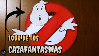 Haciendo el logo de los CAZAFANTASMAS Ghostbusters👻Decoración de HALLOWEEN Esteban M halloween [upl. by Pedro]