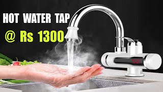 ELECTRIC HOT WATER TAP UNBOXING  CHEAPEST GEYSER [upl. by Hally511]