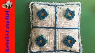 Cushion Edging Crochet Tutorial [upl. by Nitaf]