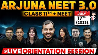 Arjuna NEET 30 2024  Class 11th  NEET ⚡ Live Orientation Session  Your AIM to Crack NEET 🎯 [upl. by Eikcid]