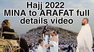 Hajj 2022 mina to Arafat full details video dekhe kaise kya hota hai [upl. by Lerner]