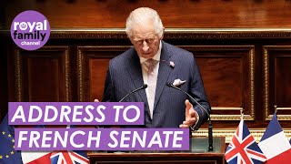 Full Speech King Becomes First British Monarch to Address French Senate [upl. by Klimesh]