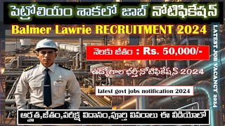 Balmer Lawrie RECRUITMENT 2024 Latest Government Job Vacancy 2024JobTeluguFresherJobsGovt Job [upl. by Sellihca]