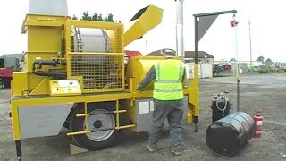 Parker  Phoenix RoadStar Mini Mobile Asphalt Patching Plant Setup amp Operation [upl. by Renard]