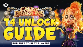 📜 The Complete T4 Unlock Guide for Free to Players in Call of Dragons  Unlock T4 Troops Fast 🔥 [upl. by Nicoline405]