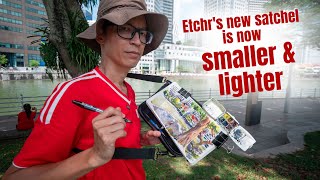 Etchr Nano Satchel review For Standing and Sketching [upl. by Ahsitaf556]