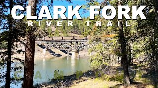 Clark Fork River Trail  Lolo National Forest Montana [upl. by Ylatfen447]