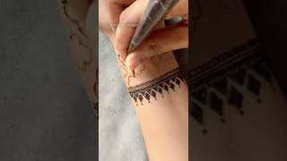 Wrist Mehendi design shorts mehndidesign mehndi youtubeshorts ytshorts henna [upl. by Papagena]