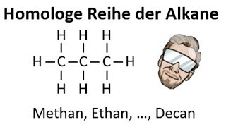 Alkane  Homologe Reihe der Alkane Chemie Endlich Verstehen [upl. by Wyatan]