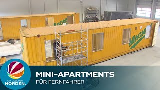 MiniApartments Startup aus Löningen baut Unterkünfte für Trucker [upl. by Heller127]