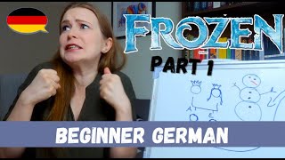 Frozen In Easy German│Part 1│Beginner German Story [upl. by Nnylaehs]