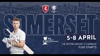 📽 DAY FOUR LIVE STREAM 🔇 NO SOUND  Kent vs Somerset [upl. by Pascal18]