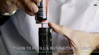 How to Fill a Butane Torch Lighter [upl. by Nyrem974]