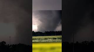 Monster EF4 tornado filmed just west of Shawnee OK during the forgotten outbreak in Oklahoma [upl. by Lenuahs]