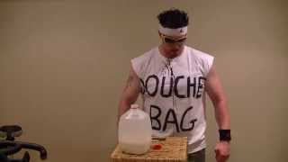 Feats Of Strength The Guido Douche Bag Reverse Chocolate Gallon Challenge [upl. by Ttocserp]