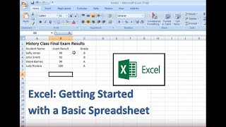 Excel HowTo Starting a Basic Spreadsheet [upl. by Bronson]