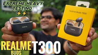 realme Buds T300 ANC Earbuds Extreme Heavy Testing ⚡⚡ Best ANC Earbuds Under 2500 [upl. by Nanji829]