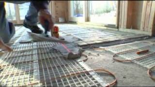 ThermoSoft Radiant Floor heating on DIY  10 Grand in Your Hand [upl. by Gies]