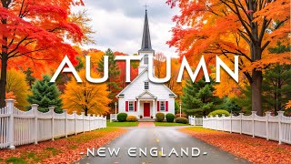 Last Chance to Witness Goodbye Fall in New England 4K🍁 Vermont amp New Hampshires Autumn Splendor [upl. by Reiniar565]