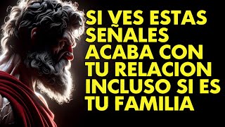 10 SEÑALES QUE DEBERÍAS CORTAR LAZOS ¡INCLUSO CON LA FAMILIA O AMIGOS  ESTOICISMO [upl. by Rustin]