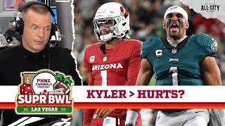 Chris Simms Kyler Murray is better than Jalen Hurts Kliff Kingsbury underwhelming hire in DC [upl. by Mildred813]