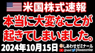 【重大】レバナスとSOXLに大きな影響がある話です。【10月15日 夜の米国株ニュース】 [upl. by Adnuhsal]