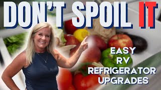 EASY RV REFRIGERATOR UPGRADES Cool Your RV Fridge rvlife rvlifestyle rvupgrades [upl. by Arrat401]