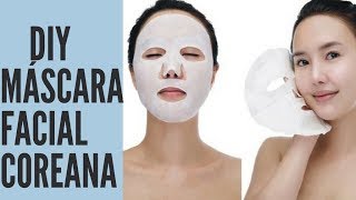 Máscara facial hidratante caseira Coreana l Segredo de Beleza [upl. by Miriam588]