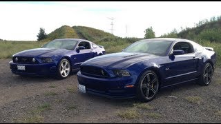 2 Blue 2013 Mustang GTs  Walkaround [upl. by Cahn]