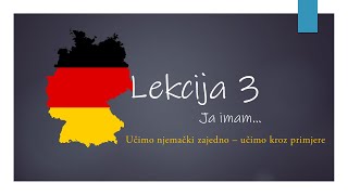 A1 LEKCIJA 3  JA IMAM [upl. by Ahsiatal]