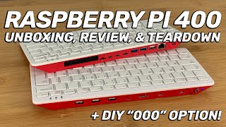 Raspberry Pi 400 Unboxing Review Teardown and DIY quot000quot Option [upl. by Bithia]