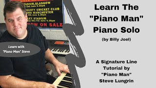 How to Play quotPiano Manquot by Billy Joel the Piano Solo [upl. by Anael285]